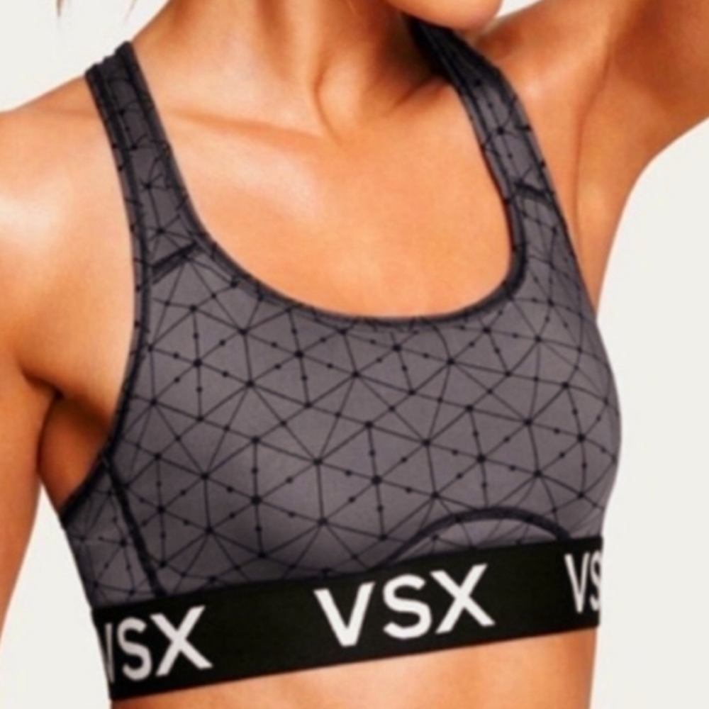 Victoria's Secret VSX Logo Sports Bra, Size M